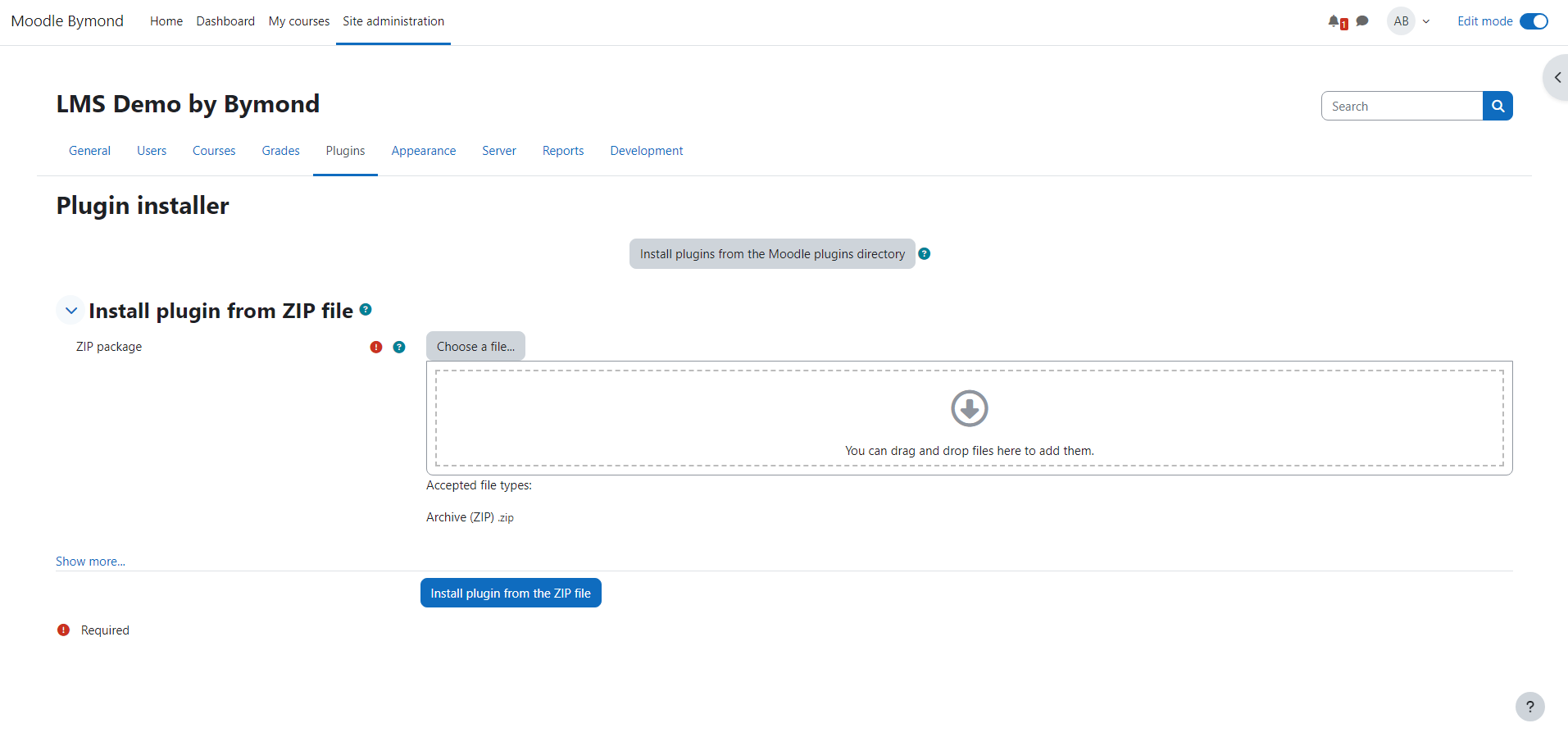 Moodle Plugin Installer